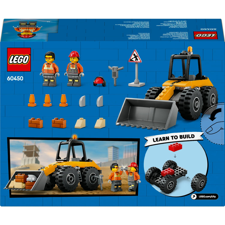 Lego city - gele wiellader constructiespeelgoed (60450)
