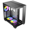 Antec c8 argb midi tower behuizing (zwart | 2x usb-a | 1x usb-c | tempered glass)