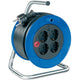 Brennenstuhl compact kabelhaspel 15 meter, 4x geaard (zwart)