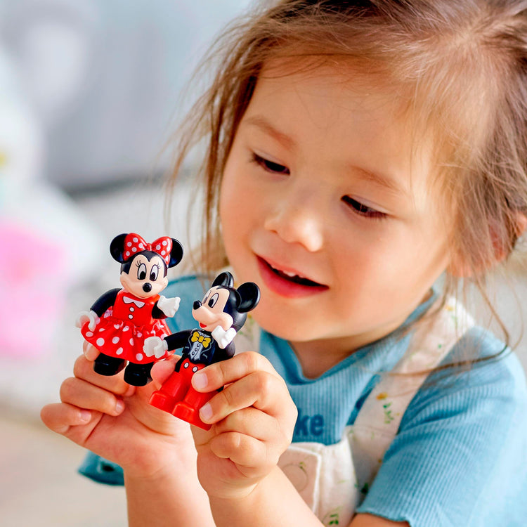 Lego duplo disney mickey minnie verjaardagstrein, bouwbaar speelgoed voor peuters 10941