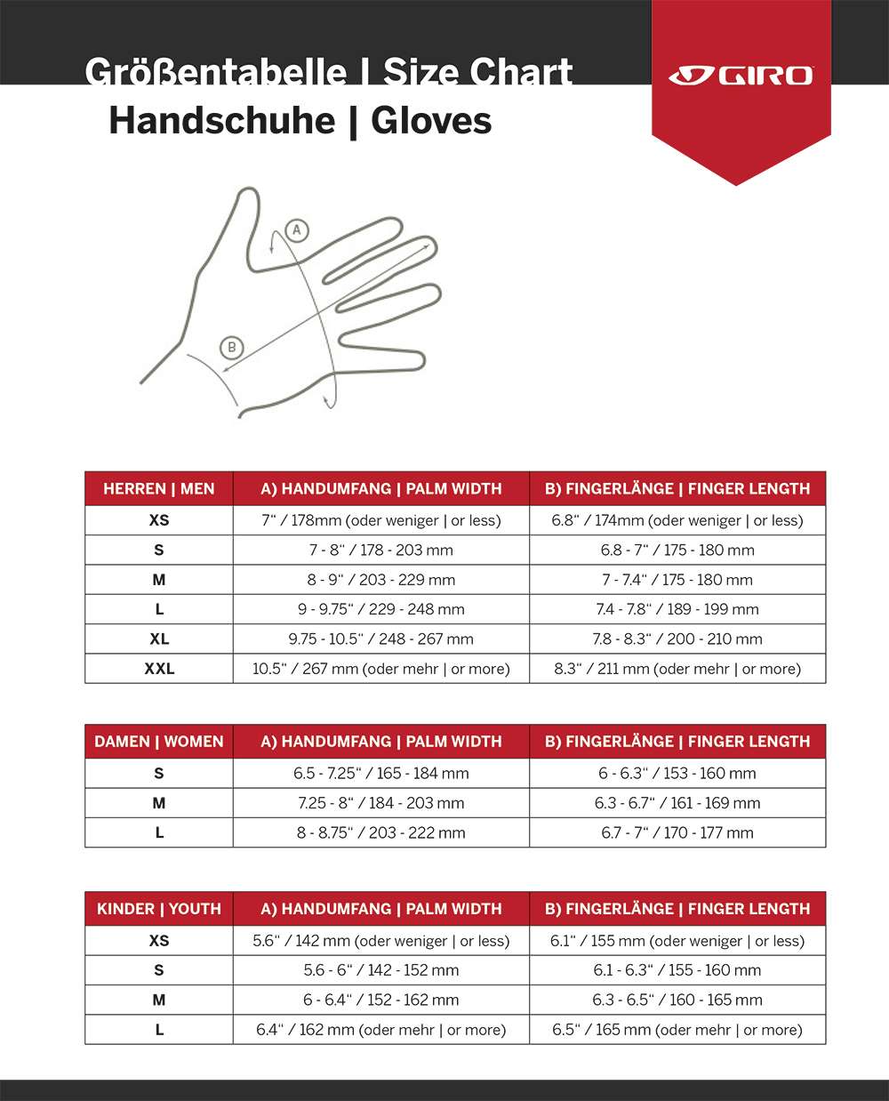 Giro jag - gloves