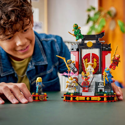 Lego ninjago - 15-jarig jubileum: display met ninjapersonages constructiespeelgoed (71866)