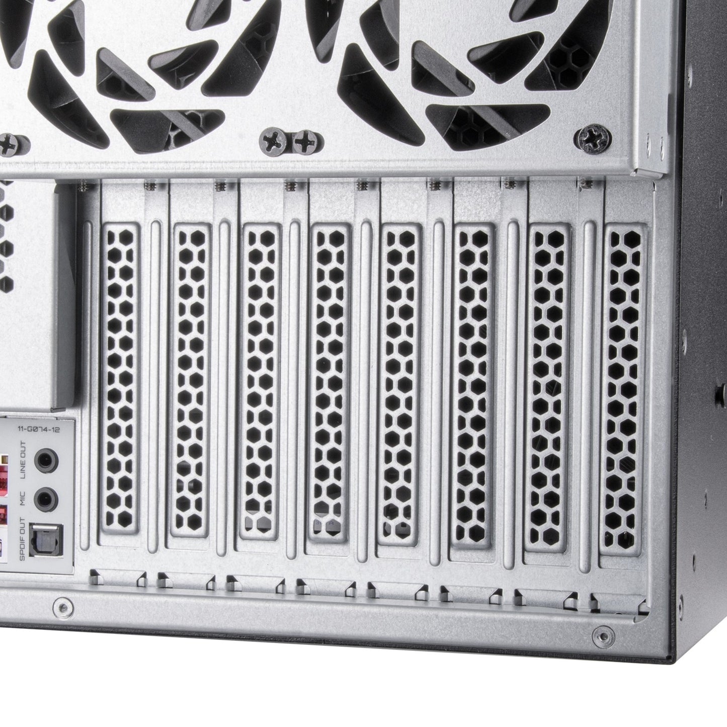 Silverstone rm52 server behuizing (zwart | 2x usb-a | 1x usb-c)