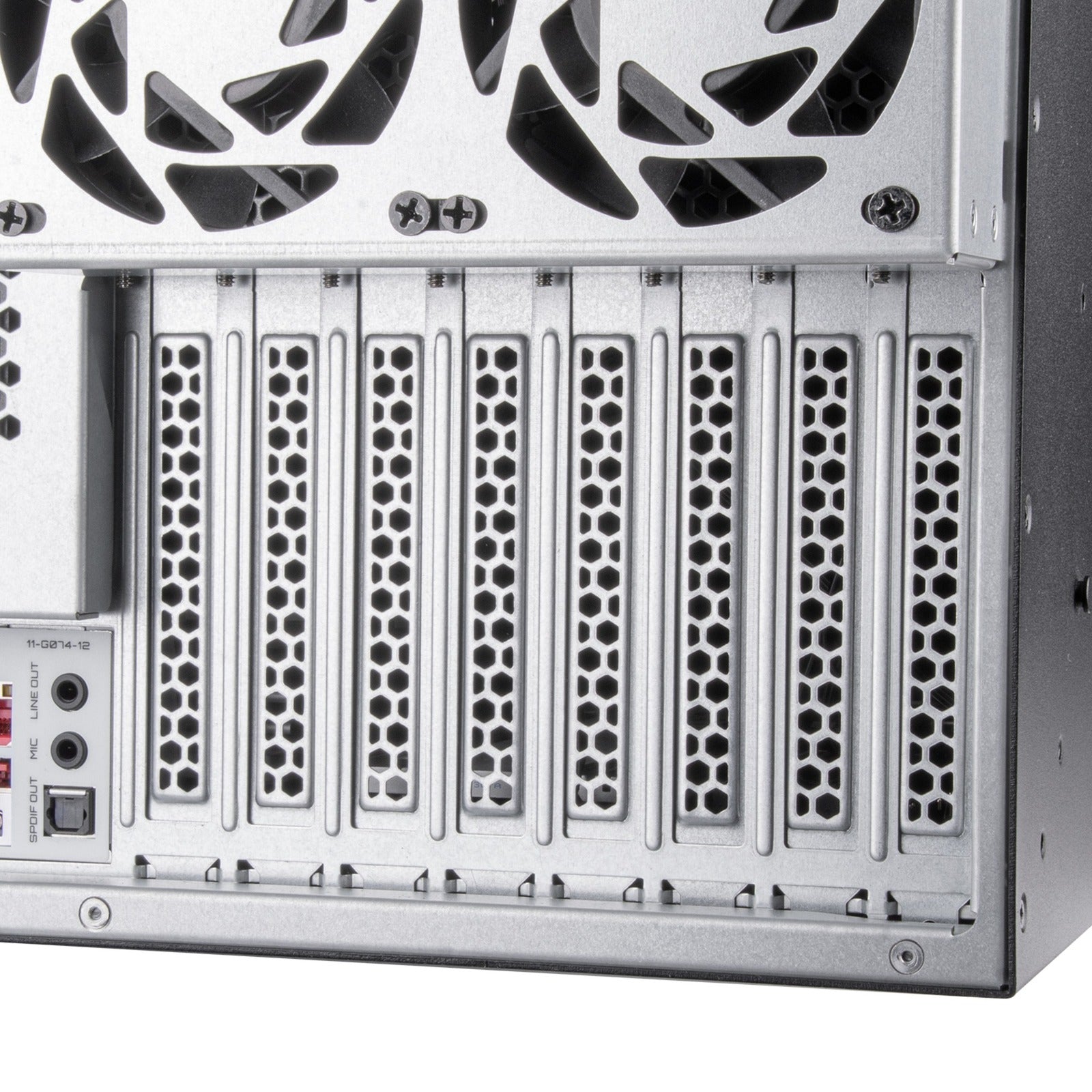 Silverstone rm52 server behuizing (zwart | 2x usb-a | 1x usb-c)