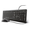 Trust primo keyboard mouse set desktopset (zwart, us lay-out (qwerty), membraan, 100%)