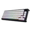 Hator skyfall wireless rgb mechanisch gaming toetsenbord (zwart, us lay-out (qwerty), hator aurum sterling, 65%, rgb, double shot abs, hot-swap, 2.4ghz | bluetooth | usb-c)