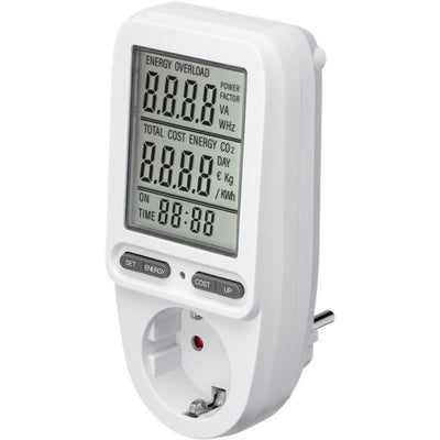 Goobay digitale energiekostenmeter pro meetapparaat (wit)