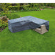 Nature tuinmeubelafdekhoes voor loungeset l-vorm afdekking (grijs, 6031612)