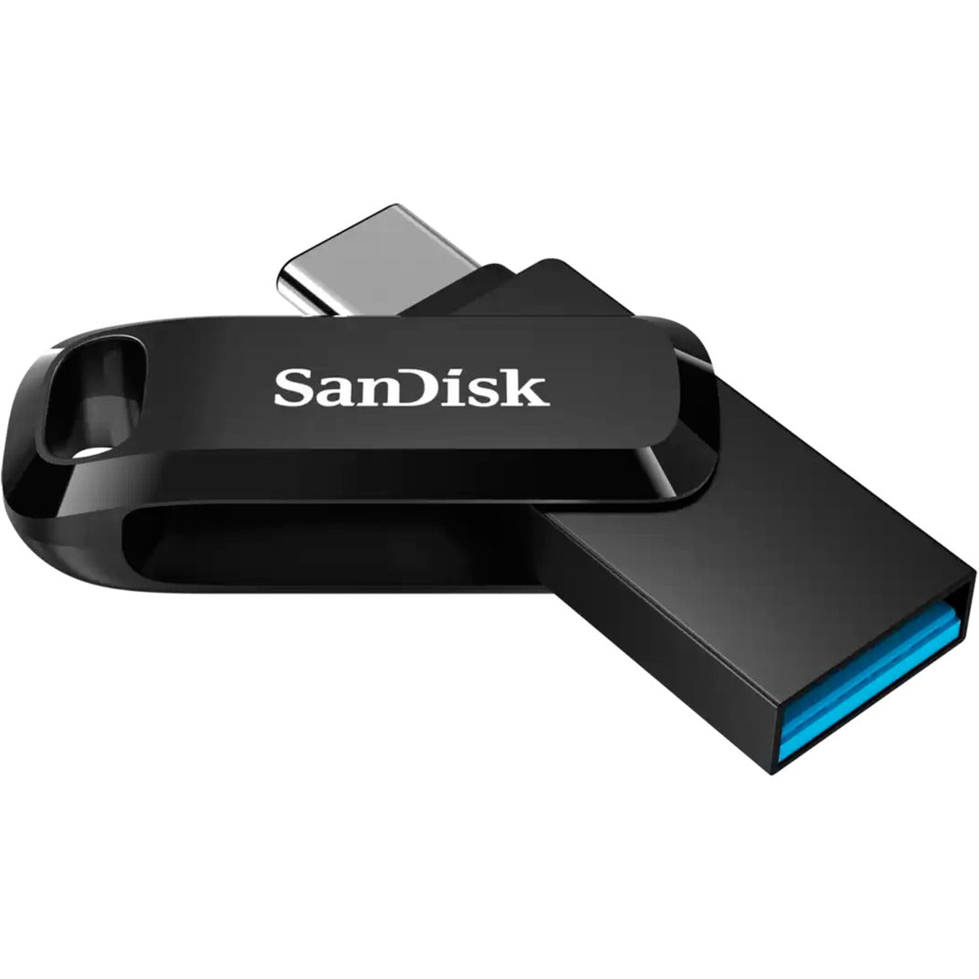 Sandisk ultra dual drive go 512 gb usb-stick (zwart, usb-a 3.2 (5 gbit s), usb-c 3.2 (5 gbit s))