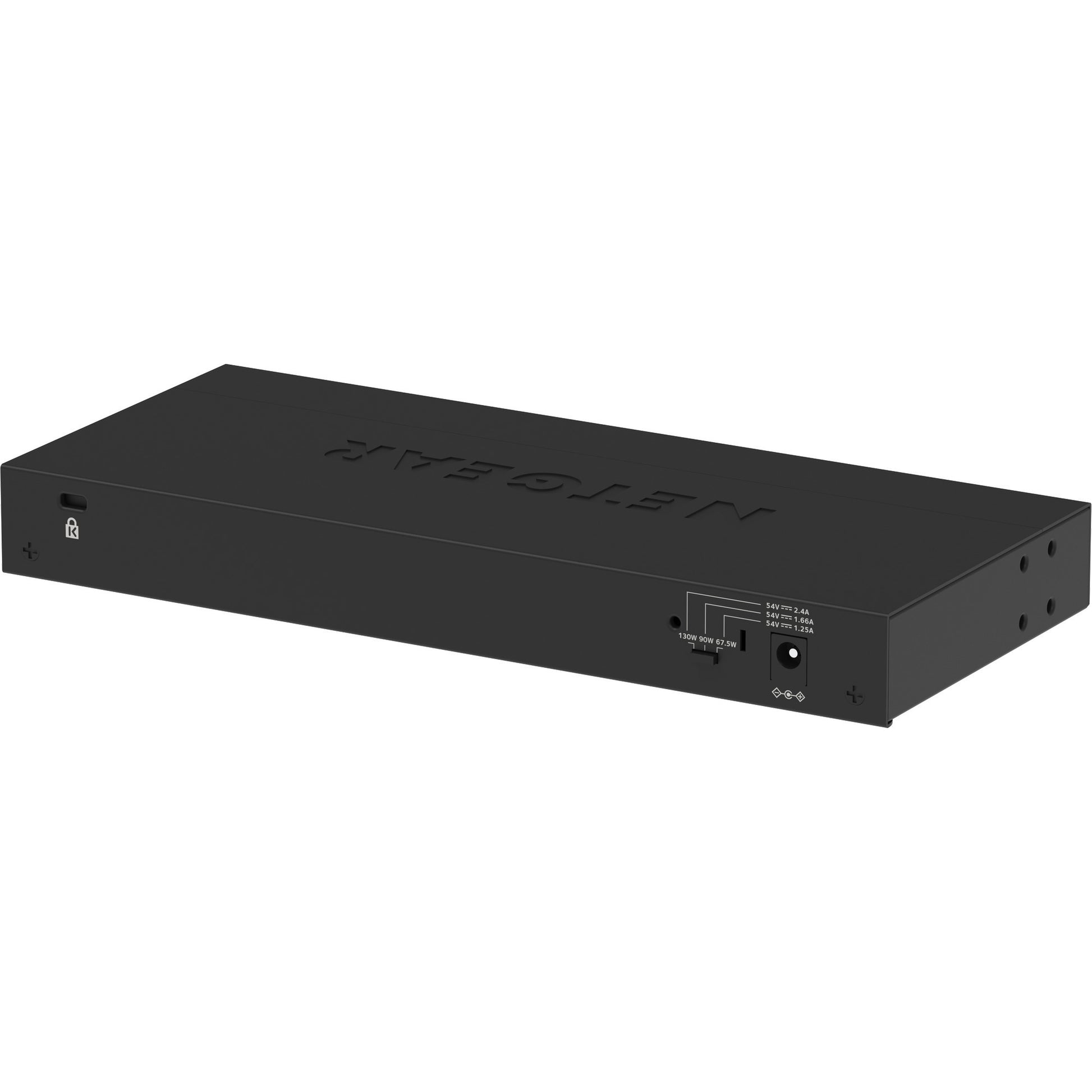 Netgear 8-poorts gigabit ethernet unmanaged poe+ essentials switch (gs308lp) (zwart, 60 watt poe)
