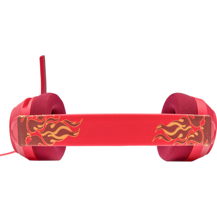 Powera lucidsound ls10x gen 2 bedrade gamingheadset voor xbox series x|s - rood vuur over-ear gaming headset (rood geel, xbox series x|s, xbox one, pc)