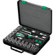 Wera 8100 sc 4 zyklop speed ratelset gereedschapsset (zwart groen, 38-delig, snelheidsratel met draaibare kop)