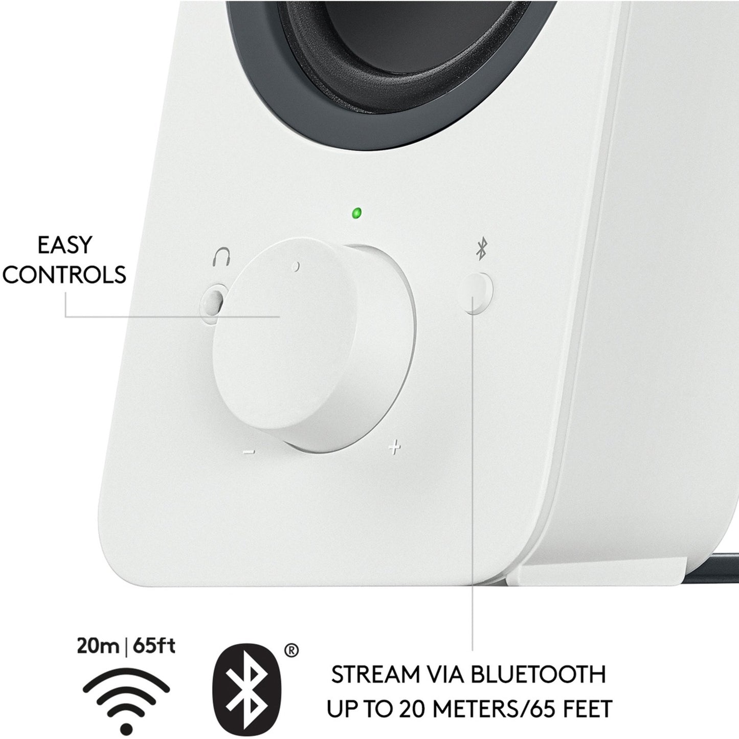 Logitech z207 pc-luidspreker (wit)