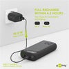 Goobay quick charge powerbank 20.000 mah - 74 wh (zwart, usb-c pd, qc 3.0)