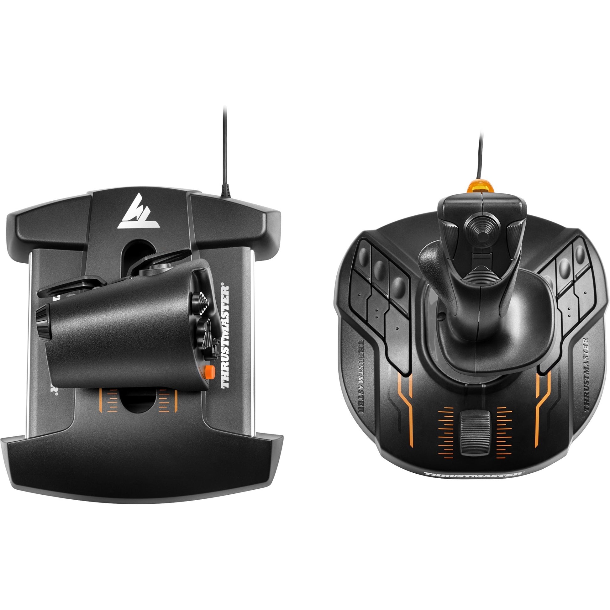 Thrustmaster t.16000m fcs hotas gaming hotas (zwart oranje, pc)