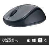 Logitech wireless mouse m235 (zwart grijs, nano-ontvanger) - afbeelding 3