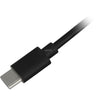Sharkoon usb-a 2.0 - usb-c kabel (zwart, 2 meter)