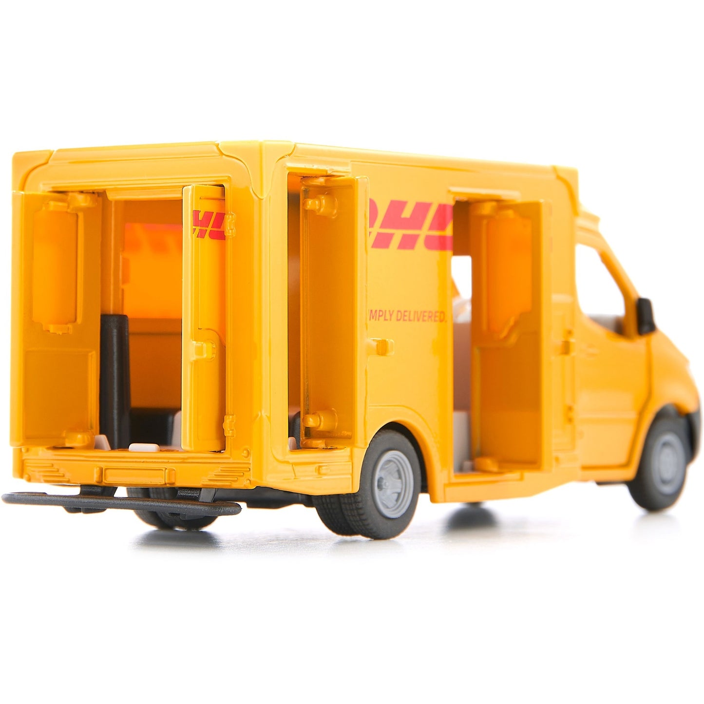Siku super - mercedes-benz sprinter dhl koerierdienst modelvoertuig (schaal 1:50)