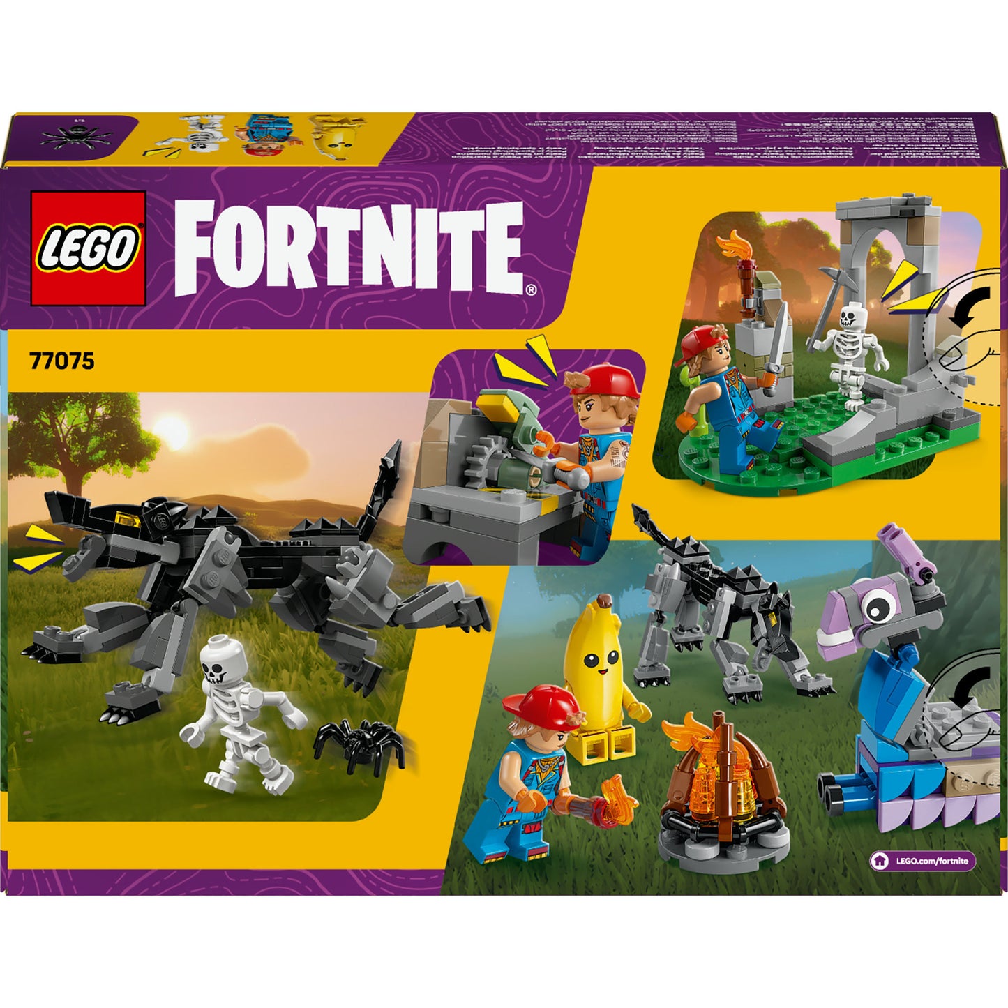 Lego ® fortnite® peely en sparkplugs kamp - 77075