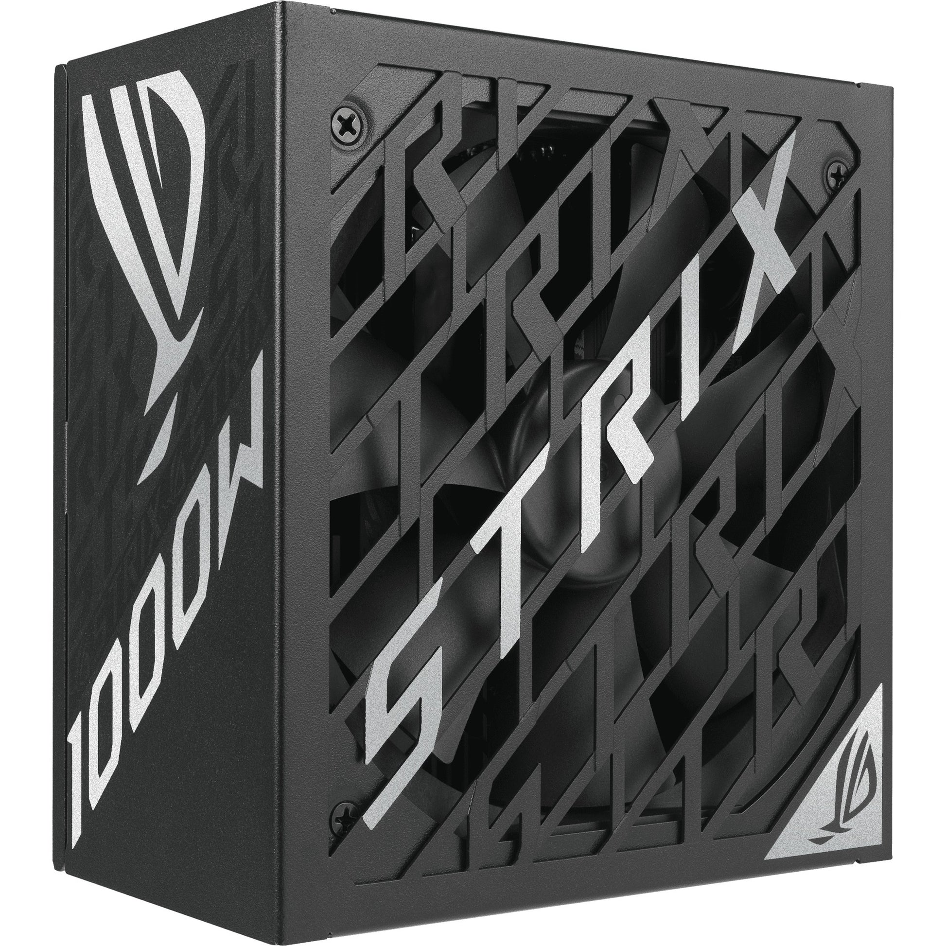 Asus rog strix platinum modulaire 1000 watt voeding (zwart, 1x 12v-2x6, 4x pcie)
