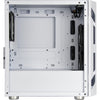 Silverstone fara h1m pro midi tower behuizing (wit | 3x usb-a | rgb | window)