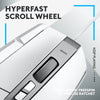 Logitech g502 x gaming mouse (wit, 100 - 25.600 dpi)