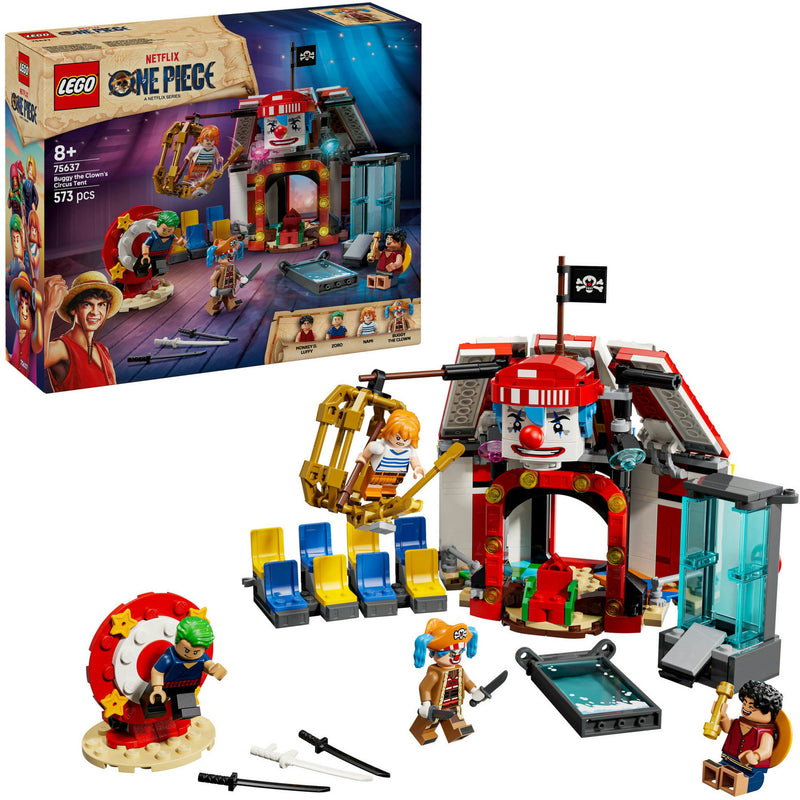 Lego one piece 75637 circustent van buggy de clown