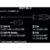 Wera 300 7 mix 2 schroevendraaierset (zwart groen, 7‑delig) - afbeelding 4