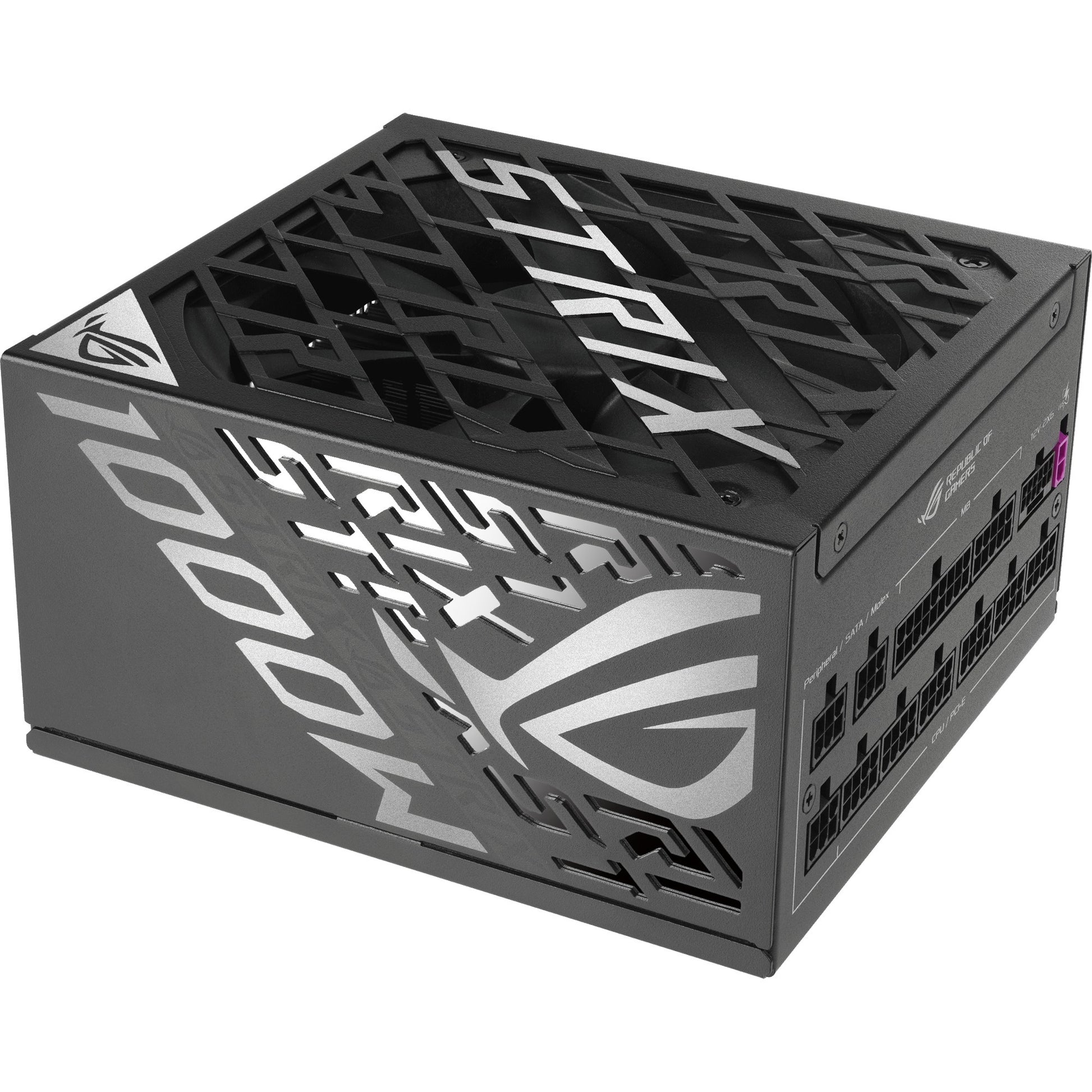 Asus rog strix platinum modulaire 1000 watt voeding (zwart, 1x 12v-2x6, 4x pcie)