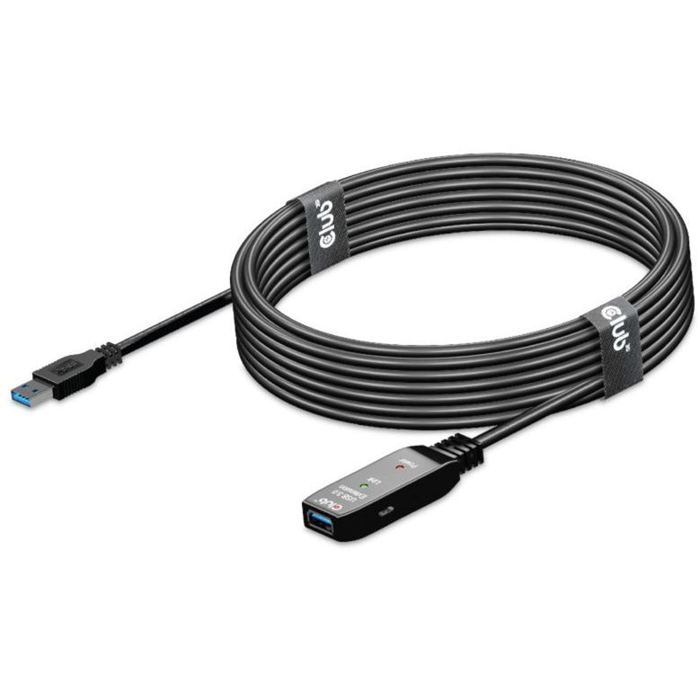 Club 3d usb 3.2 gen1 actieve repeaterkabel (zwart, 5 meter)