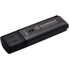 Kingston ironkey locker+ 50 g2 usb flash drive 128 gb usb-stick (antraciet, usb-a 3.2 gen 1)
