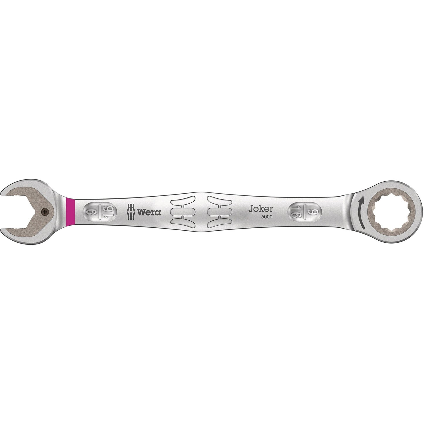 Wera 9632 magneetstrip 6000 joker imperial 1 steek-ringratelsleutelset moersleutel (inch, 8‑delig)