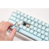 Ducky projectd tinker 65 - pom edition met qmk via rgb mechanisch toetsenbord (lichtblauw, us lay-out (qwerty), kailh box cream pro, 65%, rgb leds, double-shot pbt, hot-swappable pom, gasket mount) - afbeelding 7