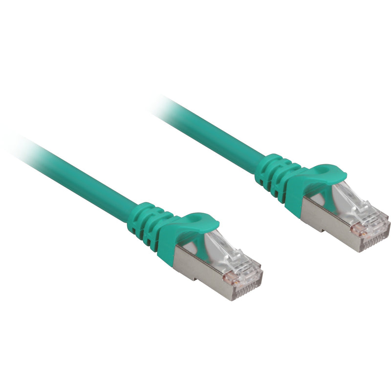 Sharkoon patchkabel sftp, rj-45 met cat.6a (groen, 1 meter, halogeenvrij)