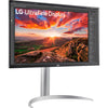 Lg ultrafine 27up850k-w 27 4k uhd monitor (zilver zwart, 2x hdmi, displayport, 2x usb-a, usb-c)