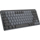 Logitech mx mechanical mini toetsenbord (zwart, us-international lay-out (qwerty), gl tactile, 80% (tkl), bluetooth)
