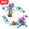 Lego dreamzzz - izzie's narwal-luchtballon constructiespeelgoed (71472)