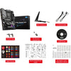 Msi z790 gaming plus wifi socket 1700 moederbord (grijs zwart, raid, 2.5 gb-lan, wi-fi 6e, bt, sound, atx)