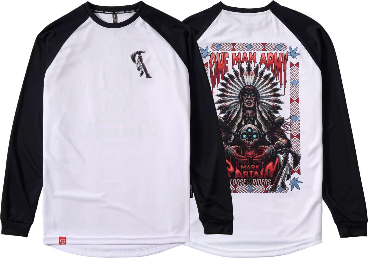 Loose riders mark partain - mtb long sleeve jersey