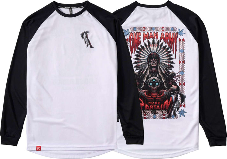 Loose riders mark partain - mtb long sleeve jersey