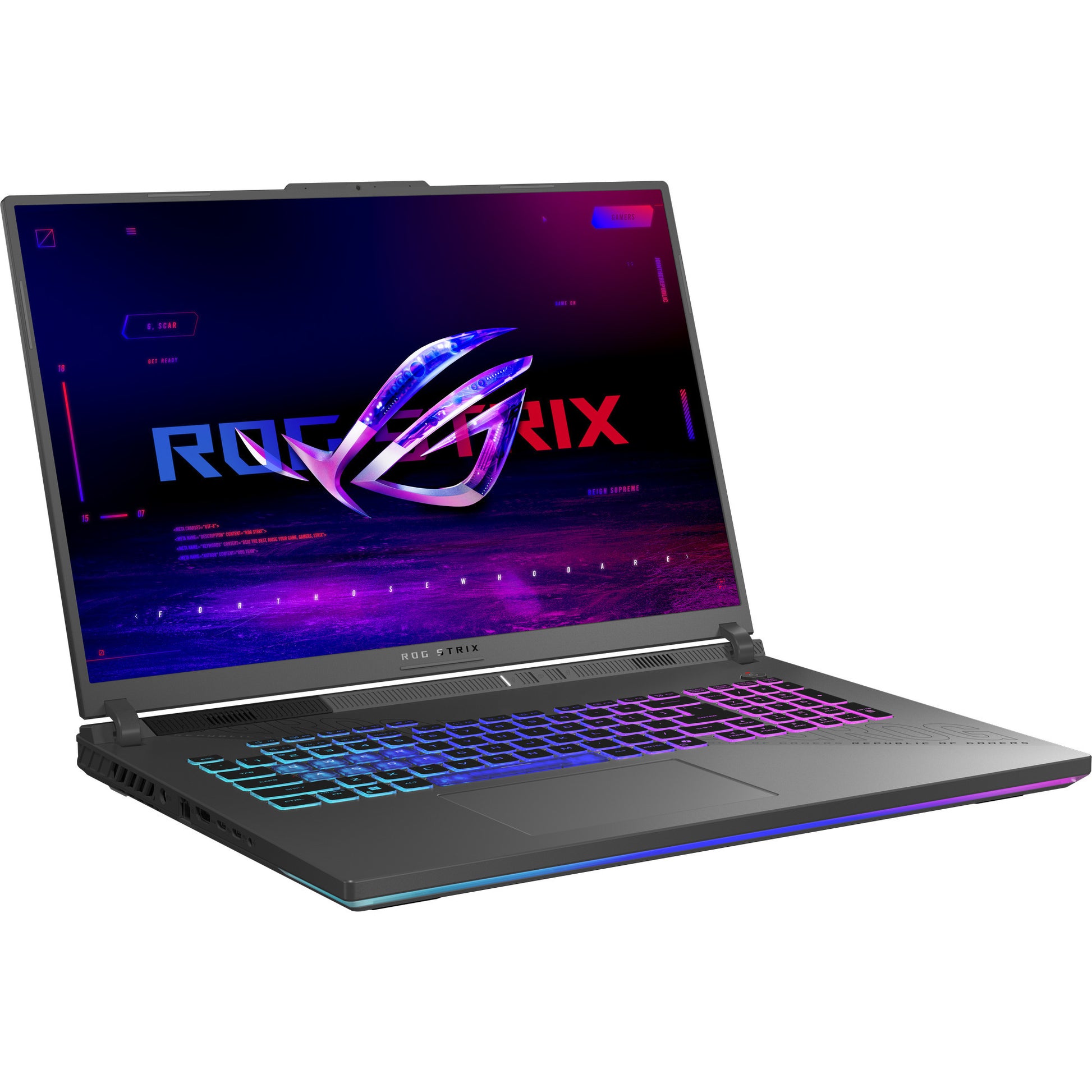 Asus rog strix g18 g814fp-s9006w 18 gaming laptop (grijs | r9 9955hx | rtx 5070 | 32 gb | 1 tb ssd)