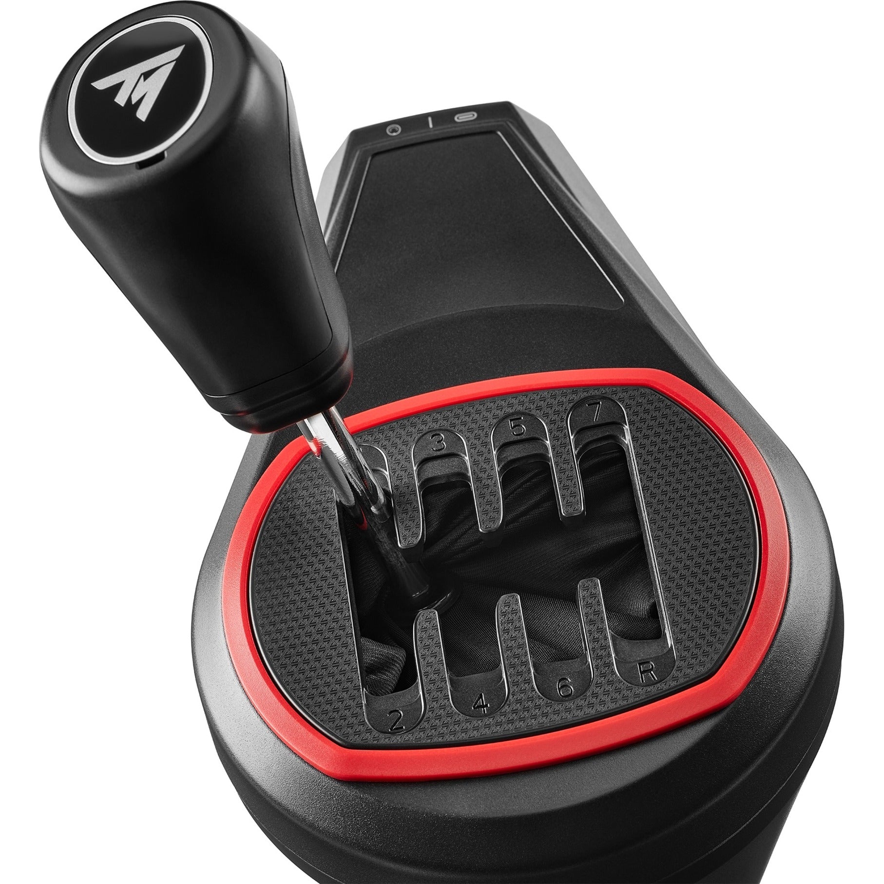 Thrustmaster th8s add-on gaming shifter (zwart rood, pc, playstation 4, playstation 5, xbox series x|s, xbox one)