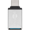 Goobay usb-c usb a otg superspeed adapter (zilver)