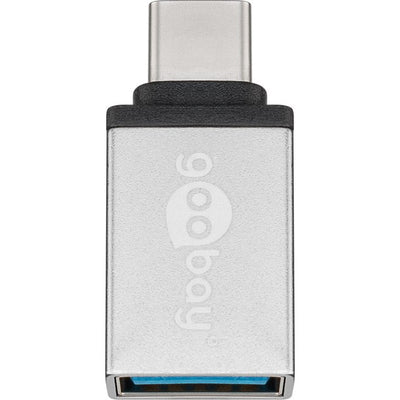 Goobay usb-c usb a otg superspeed adapter (zilver)