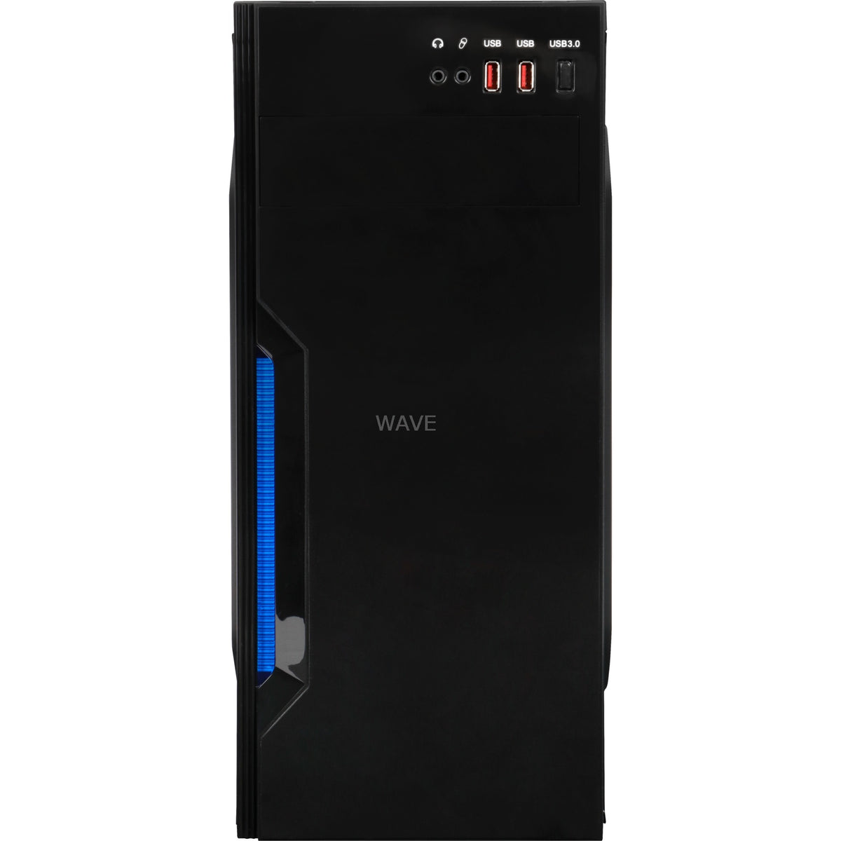Inter-tech b-42 midi tower behuizing (zwart | 2x usb-a)