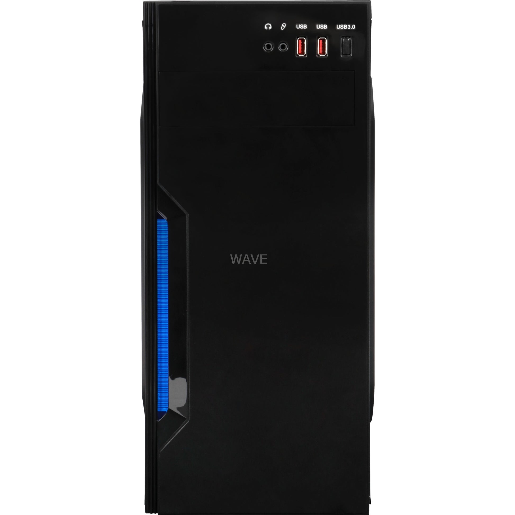 Inter-tech b-42 midi tower behuizing (zwart | 2x usb-a)