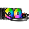 Sharkoon s80 rgb waterkoeling (zwart, 4-pins pwm fan-connector)