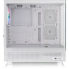 Thermaltake view 270 tg argb - snow midi tower behuizing (wit | 2x usb-a | 1x usb-c | rgb | tempered glass)