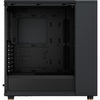 Fractal design north midi tower behuizing (zwart houtkleur | 2x usb-a | 1x usb-c | tempered glass)