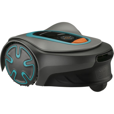 Gardena robotmaaier sileno minimo 250 (grijs turquoise, 250 m², li-ion accu + basisstation inbegrepen, bluetooth)
